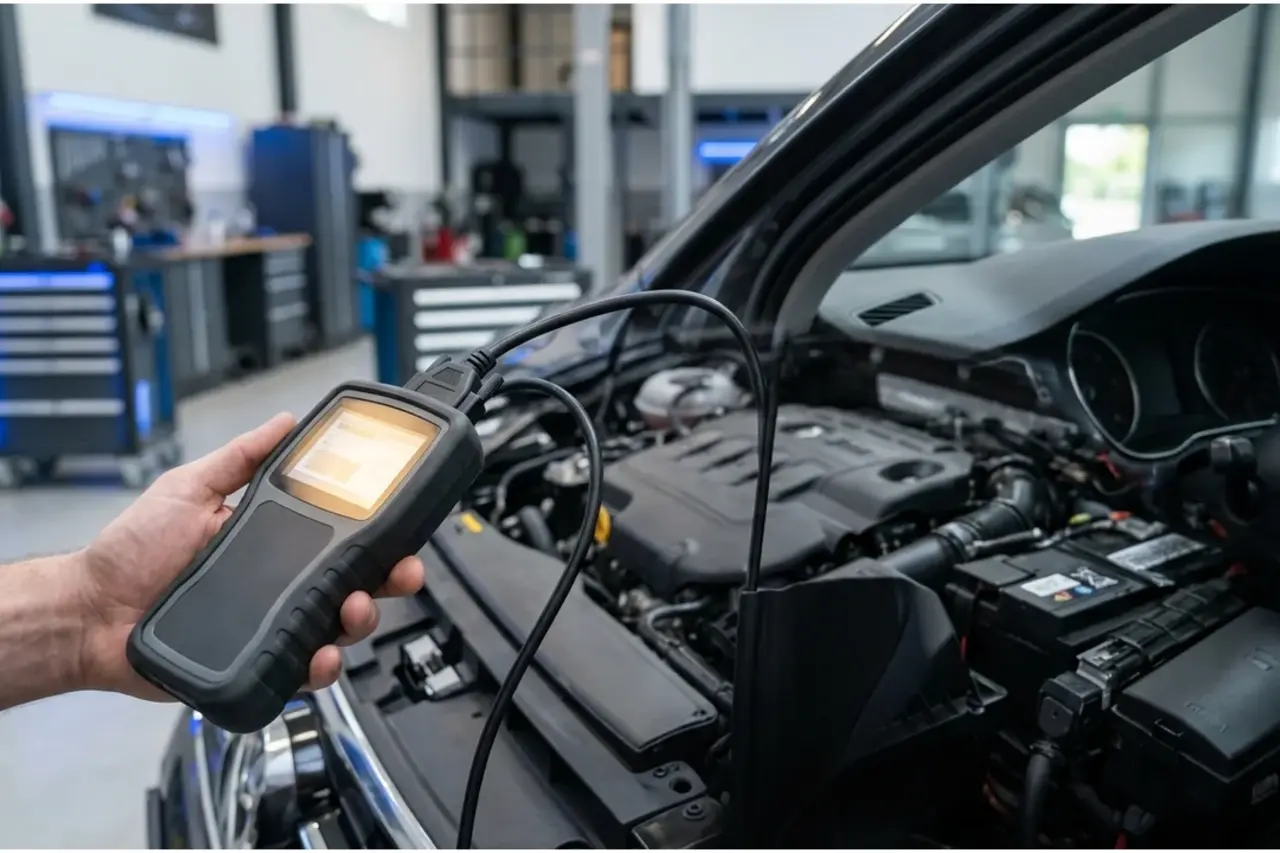 Diagnostic électronique à l'atelier André & Associés, Paris 17e