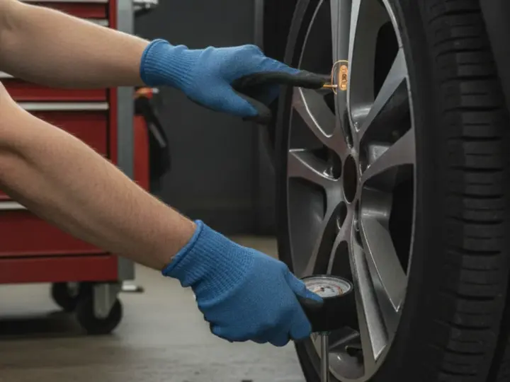 Voyant de pression des pneus allumé : réinitialiser le TPMS