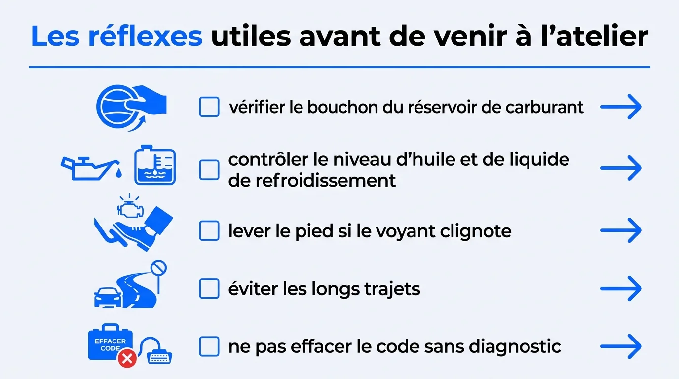 Les réflexes utiles avant de venir à l'atelier